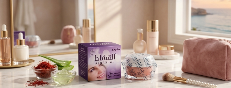 Al-Qashat Instant Whitening Cream – كريم القشاط للتبييض الفوري | Registered Brand | 5-Day Facial Lightening Treatment