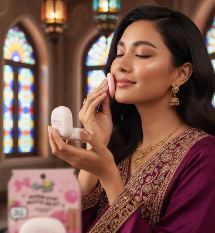 بودرة مضغوطة ليمون مي سوبر ستاي مات سيلكي تاتش 9 غرام، 02 فانيليا   Lemon Me Superstay Matte Silky Touch Pressed Powder 9g, 02 Vanilla