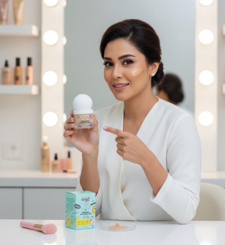 كريم أساس ليمون مي لبشرة مثالية، 35 غرام، 01 فاتح   Lemon Me Perfect Skin Foundation, 35g, 01 Light