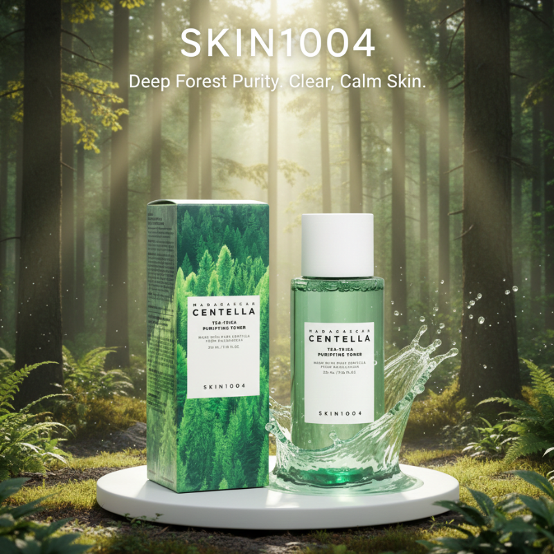 SKIN1004 Centella Tea-Trica Purifying Toner | Tea Tree + BHA + Centella | Pore Purifying & Sebum Control Toner for Oily & Acne-Prone Skin