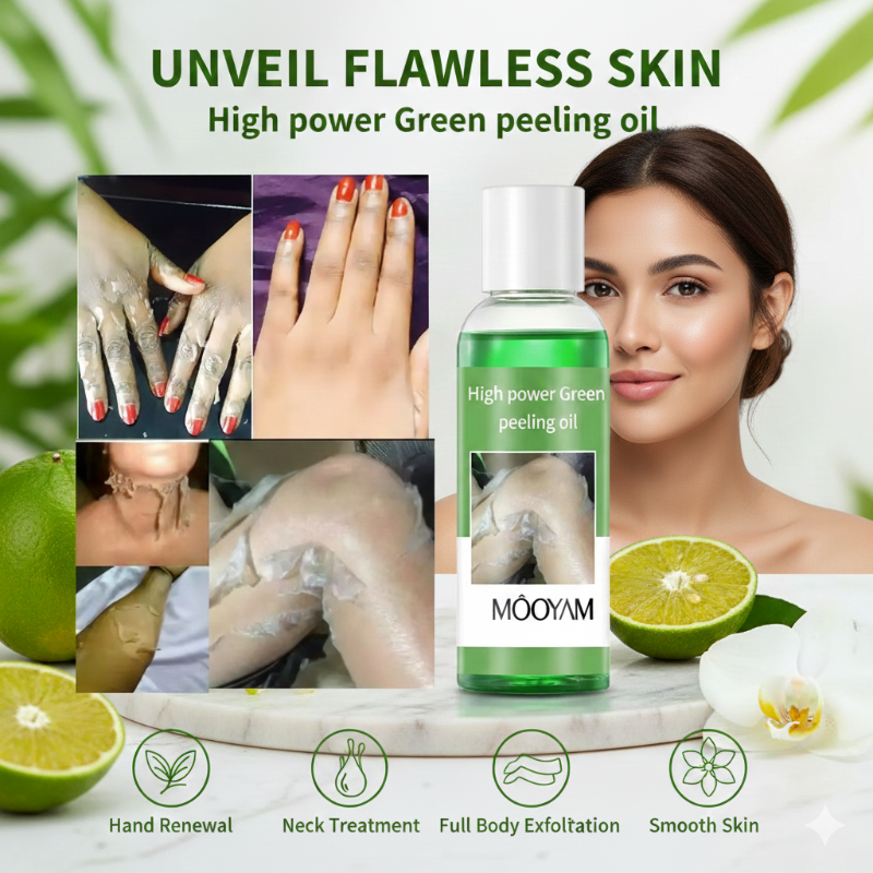 Mooyam High Power Green Peeling Oil - At-Home Chemical Peel for Dark Spots & Rough Skin