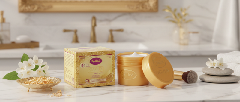 Faiza Gold Beauty Cream: 24k Gold Whitening, Anti-Acne & Tightening