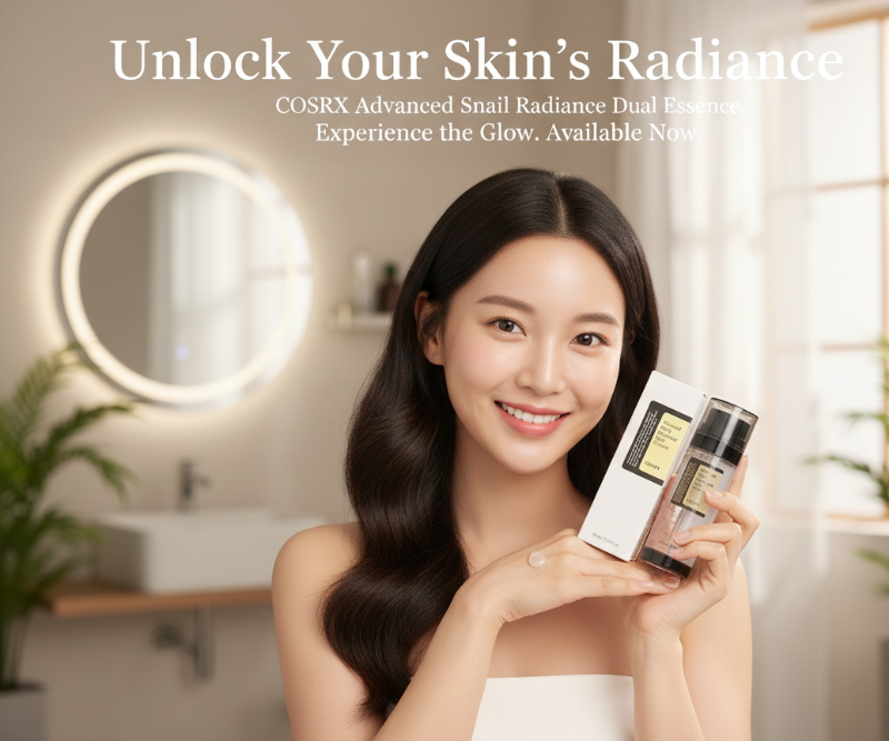 COSRX Advanced Snail Radiance Dual Essence | 74.3% Snail Complex + 5% Niacinamide Brightening Serum