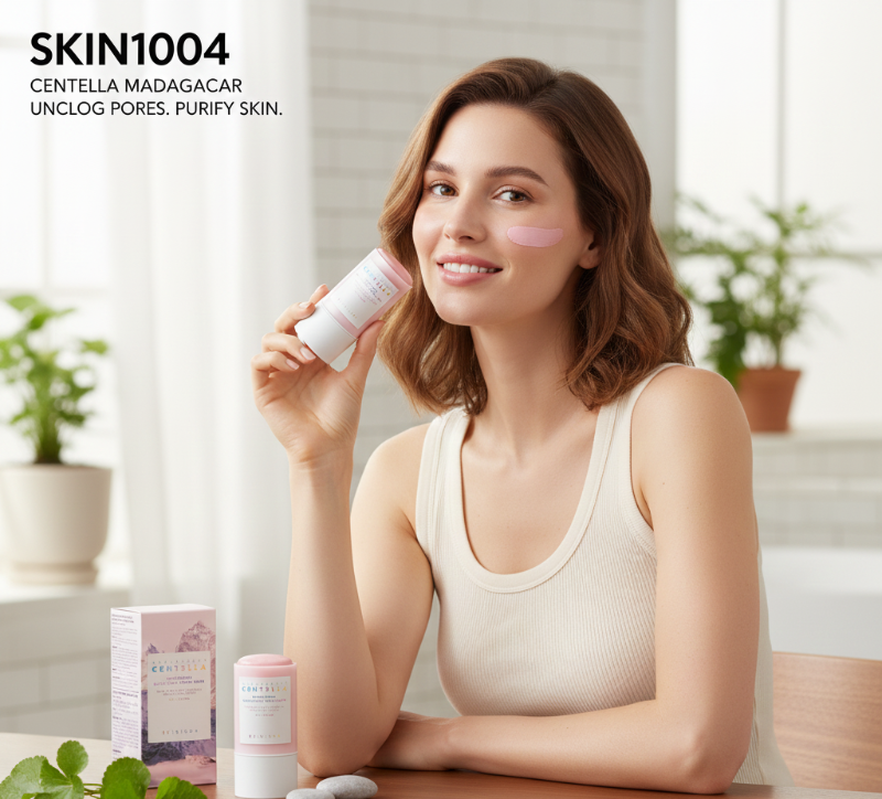 SKIN1004 Madagascar Centella Poremizing Quick Clay Stick Mask | Stick Clay Mask with 5 Clays & Centella | Deep Cleansing & Soothing – Mess-Free