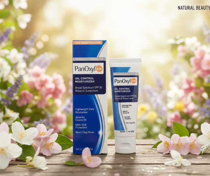 PanOxyl AM Oil Control Moisturizer SPF 30 | Matte Moisturizer for Oily & Acne-Prone Skin | Mineral Sunscreen | 1.7oz