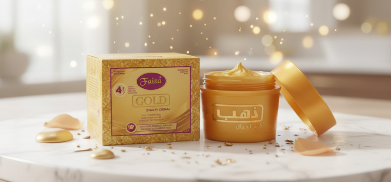 Faiza Gold Beauty Cream: 24k Gold Whitening, Anti-Acne & Tightening
