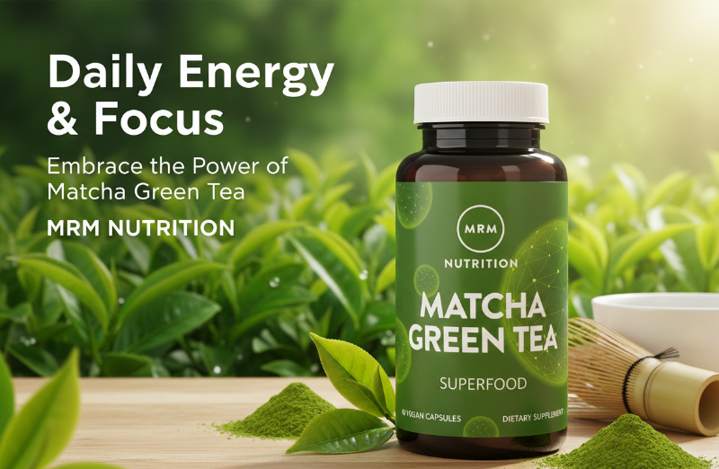 MRM Nutrition Matcha Green Tea Capsules | Japanese Matcha Antioxidant & Metabolism Support