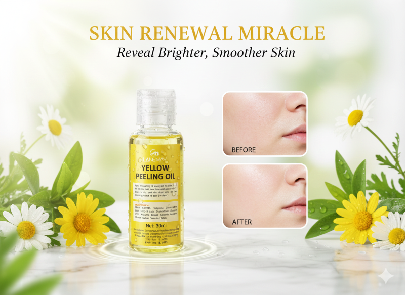 زيت لينيماف الأصفر للتقشير - مقشر للجسم لتفتيح البشرة وتقليل البقع الداكنة Linimaf Yellow Exfoliating Oil - Body Scrub for Brightening and Reducing Dark Spots