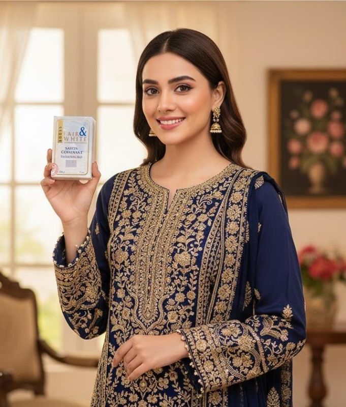 صابون فير آند وايت المقشر | صابون 200 جرام لاستعادة إشراق البشرة  Fair & White Exfoliating Soap | 200g Soap for Restoring Skin Radiance