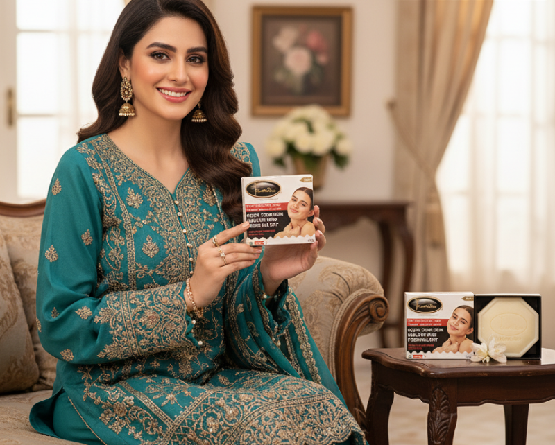 صابون تفتيح البشرة من ترك شوب | صابون تبييض عالي الجودة - 125 جرام  Turk Shop Skin Lightening Soap | High-Quality Whitening Soap - 125g