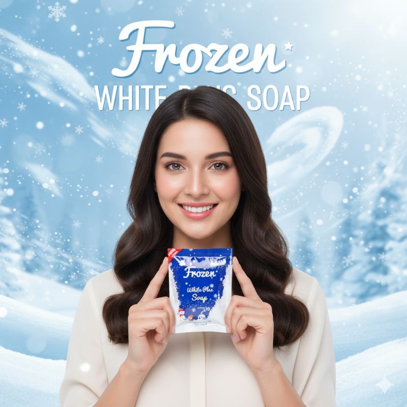 صابون فروزن وايت بلس: اكتشفي إشراقة بشرتك الداخلية  Frozen White Plus Soap: Discover your skin's inner radiance