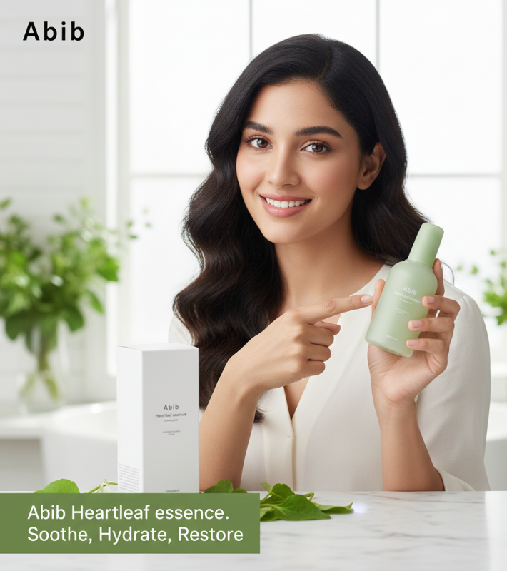 Abib Heartleaf TECA Calming Drop Capsule Serum | Soothing Serum for Sensitive & Acne‑Prone Skin