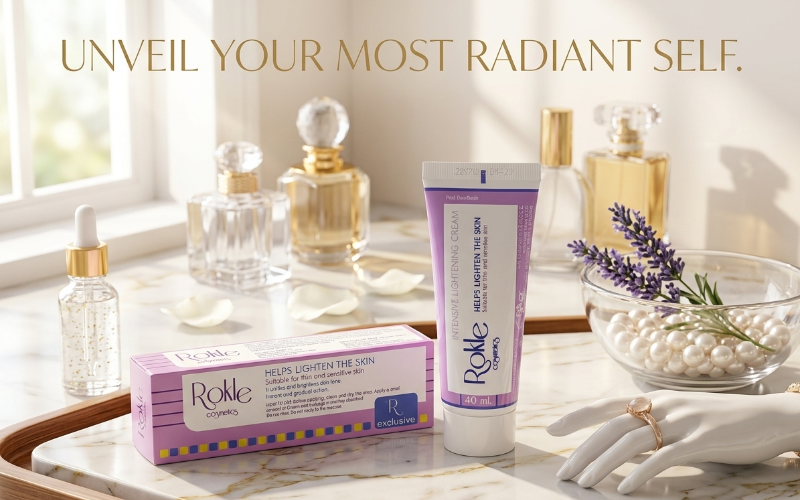 Rokle Intensive Lightening Cream 40ml: Instant & Gradual Brightening for Sensitive Skin