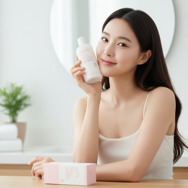 G9SKIN White In Milk Toner | Milk Protein + Niacinamide | Brightening Milky Toner for Dull & Dry Skin