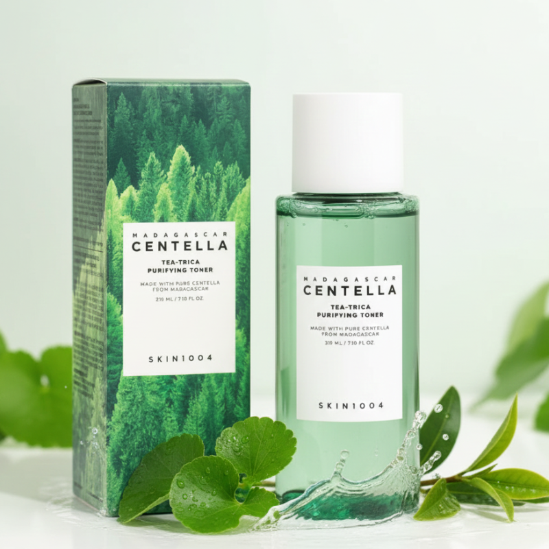 SKIN1004 Centella Tea-Trica Purifying Toner | Tea Tree + BHA + Centella | Pore Purifying & Sebum Control Toner for Oily & Acne-Prone Skin