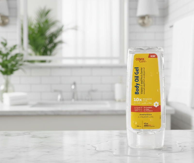 Covix Care Body Oil Gel | Vitamin E Infused 10x Moisturizing Gel for All Ages