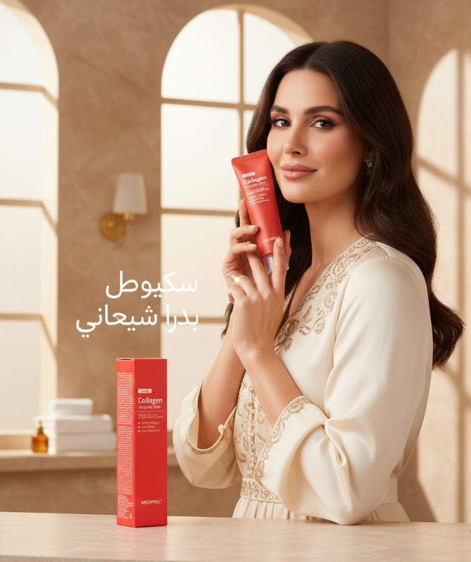 MEDI-PEEL Red Lacto Collagen Wrapping Mask | 70.2% Hydrolyzed Collagen Mask | Intensive Firming & Pore Refining Treatment | Single Use