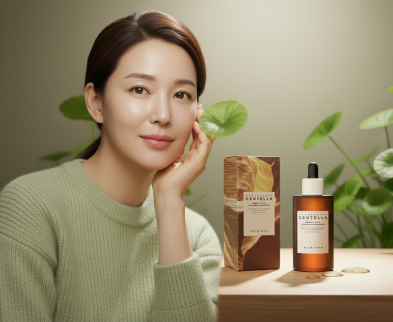 SKIN1004 Madagascar Centella Probio-Cica Intensive Ampoule | Fermented Centella + Ceramide Barrier Repair | Soothing & Hydrating Serum – 95ml