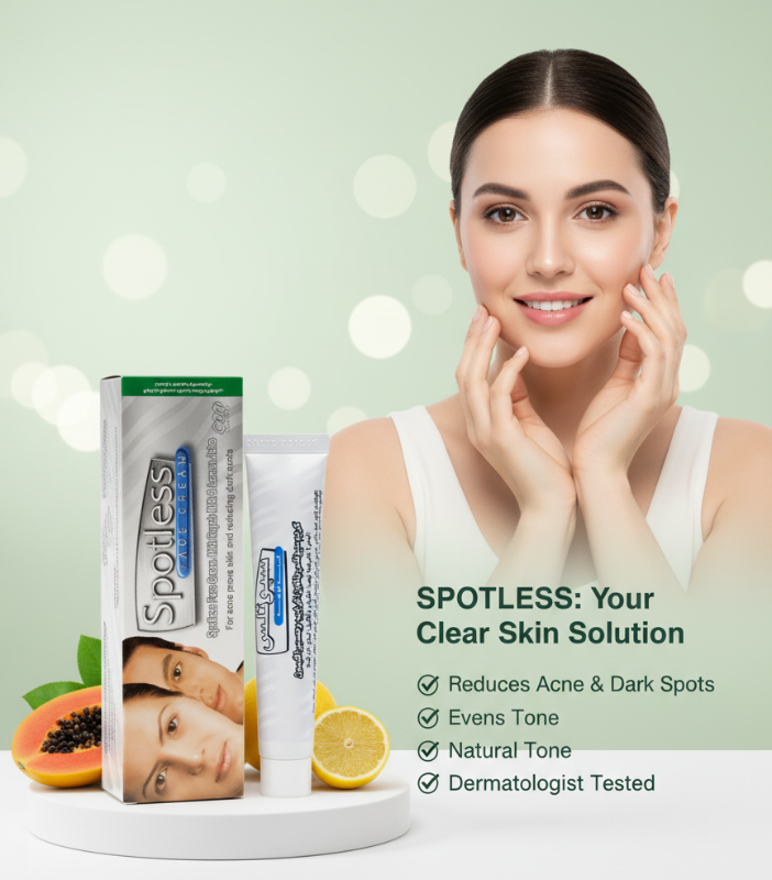 Eva Spotless Face Cream 0.6 fl oz – Rayeb Milk & Lemon Juice | Reduces Dark Spots & Treats Acne-Prone Skin | Eva Cosmetics