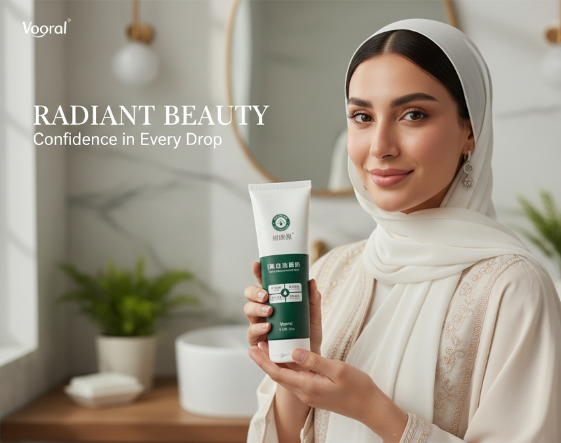 حليب التنظيف يازهي المُبيض من معهد دكتور هاو - غسول مُشرق للوجه مع النياسيناميد لعلاج البقع والبهتان  Dr. Hao Institute Yazhi Whitening Cleansing Milk - Brightening Facial Wash with Niacinamide for Blemishes and Dullness