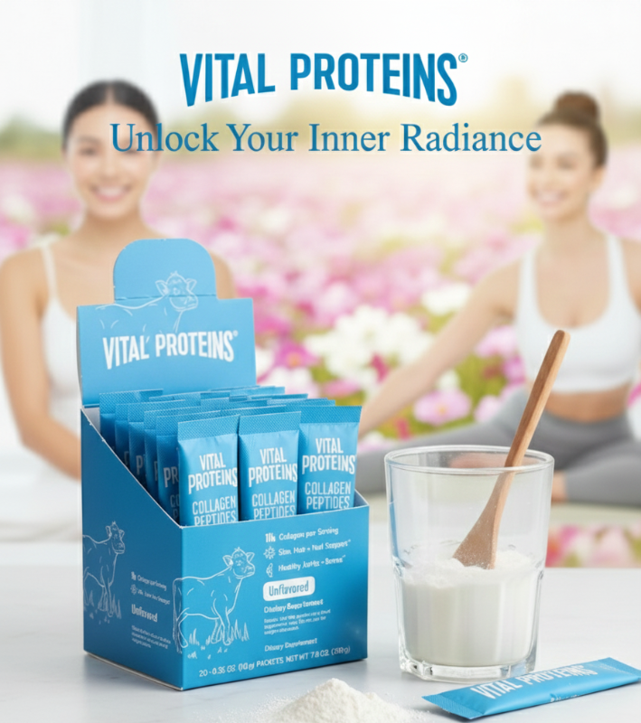 Vital Proteins Collagen Peptides Supplement | 10g per Serving | Supports Skin, Hair, Nails & Joints | 20 Individual Packets