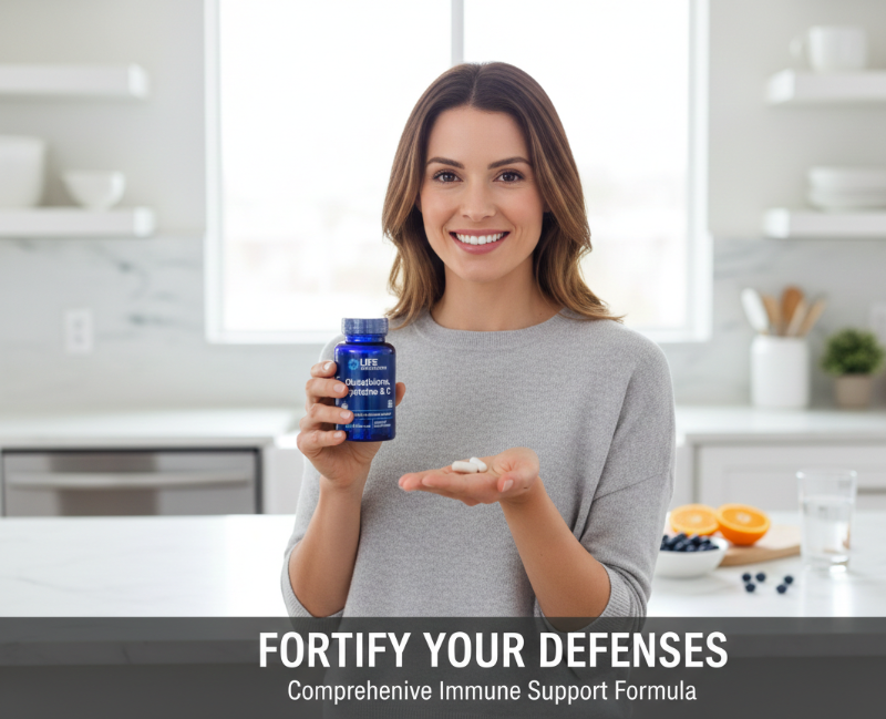 Life Extension Glutathione, Cysteine & Vitamin C | Intracellular Antioxidant & Liver Support