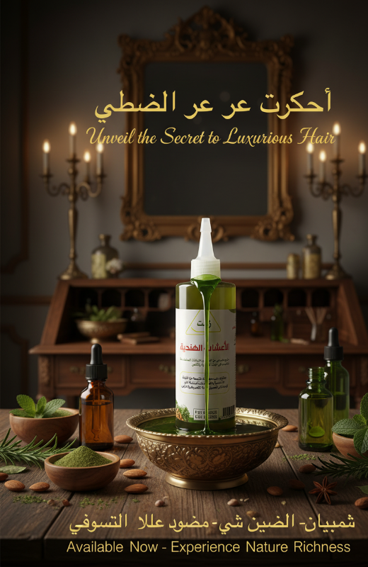 Alrsyni Indian Herb Hair Oil – زيت الأعشاب الهندية  Alrsyni Indian Herb Hair Oil | Natural Traditional Hair Care Blend – Made in Oman