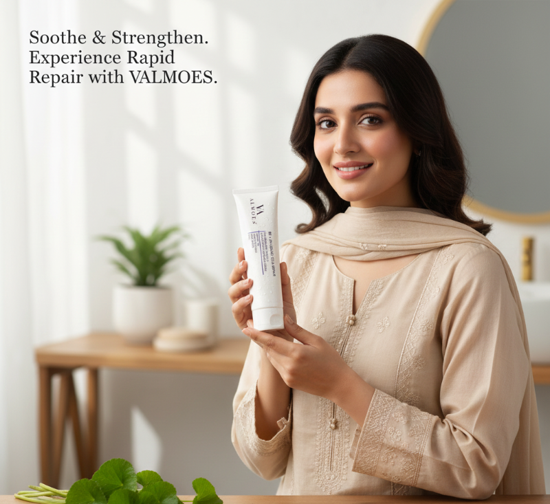 ALMOES B5 + ZN Quad Cica Repair | Multi-Purpose Soothing Cream for Face, Body & Sensitive Skin