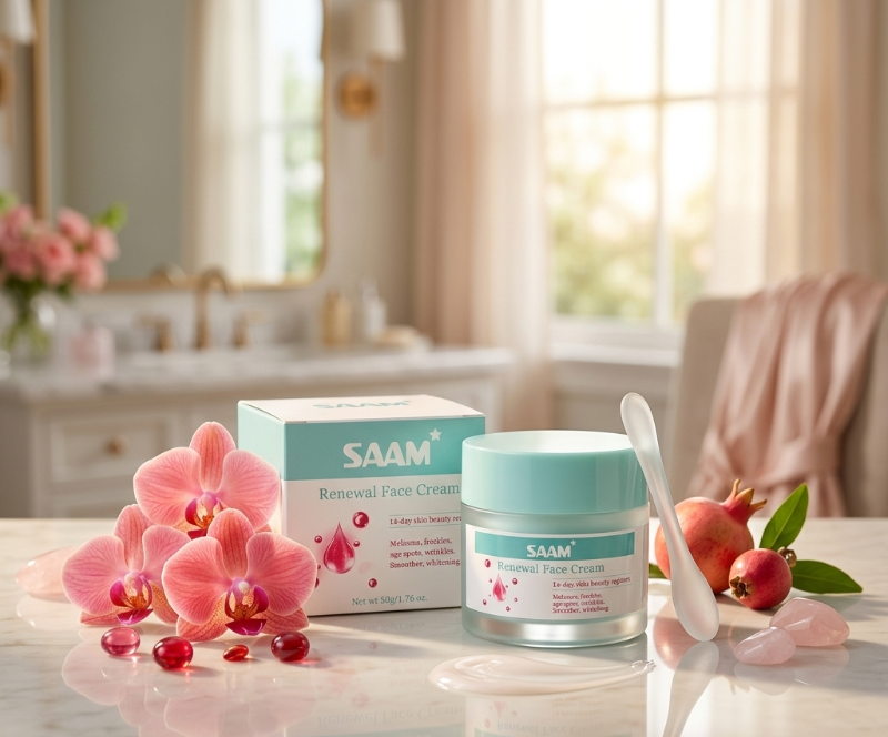 SAAM Renewal Face Cream: Targets Melasma, Freckles, Age Spots & Wrinkles – Consult Dermatologist Before Use