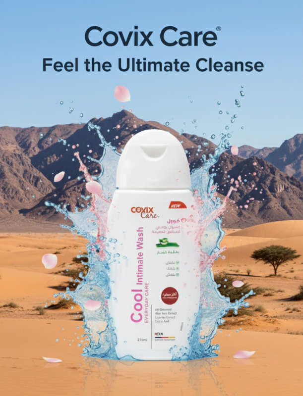غسول كوفيكس كير للمناطق الحساسة | متوازن الحموضة مع الصبار لتهدئة وترطيب وإنعاش منطقتكِ الحساسة  Cofix Care Intimate Wash | pH Balanced with Aloe Vera to Soothe, Moisturize, and Refresh Your Sensitive Area
