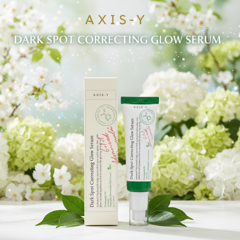 AXIS-Y Dark Spot Correcting Glow Serum | 5% Niacinamide + Squalane + Fruit Extracts | For Hyperpigmentation & Radiance | All Skin Types