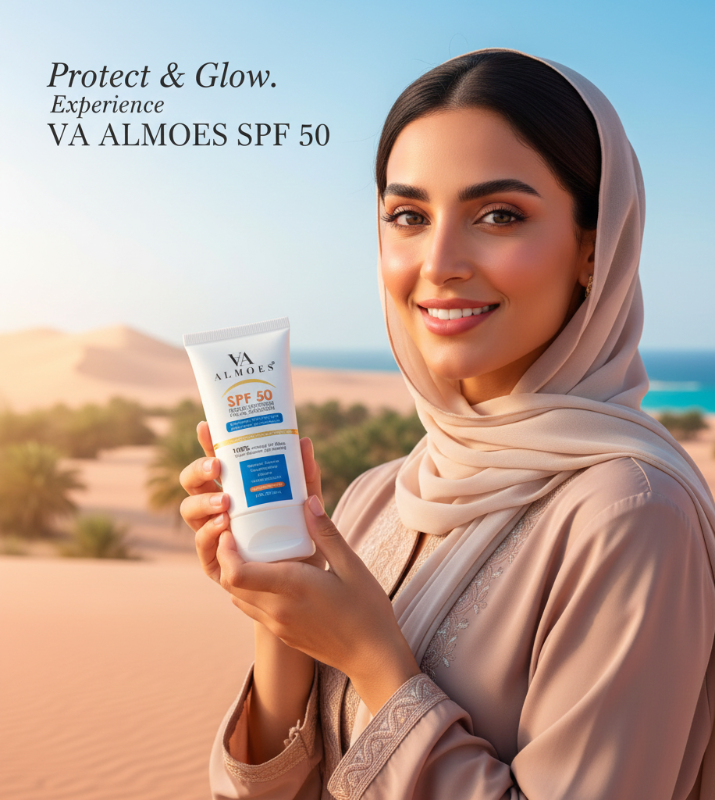 ALMOES SPF 50 Mineral Facial Sunscreen | Broad Spectrum UVA/UVB Protection with Niacinamide & Arbutin