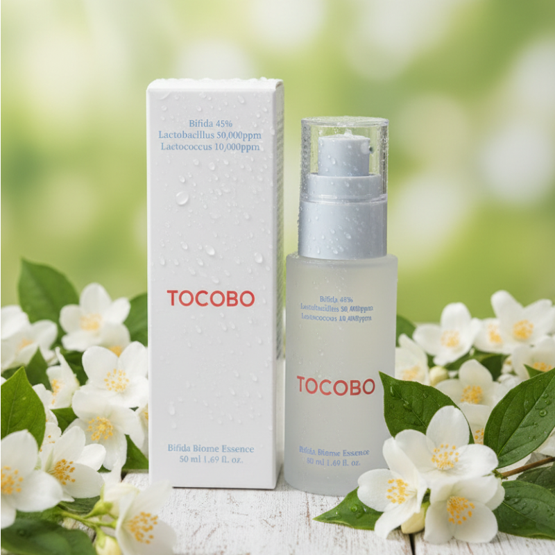 TOCOBO Bifida Biome Essence | Vegan Probiotic Essence | 45% Bifida Ferment | Skin Barrier & Elasticity – 50ml