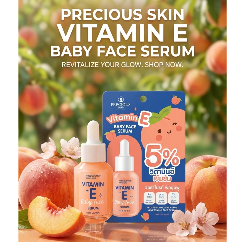 سيروم فيتامين E للوجه  Vitamin E serum for the face