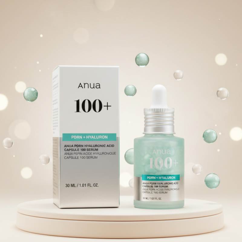 Anua PDRN Hyaluronic Acid Capsule 100 Serum | 11 Hyaluronic Acids + Salmon PDRN | Hydrating & Skin Regeneration Serum
