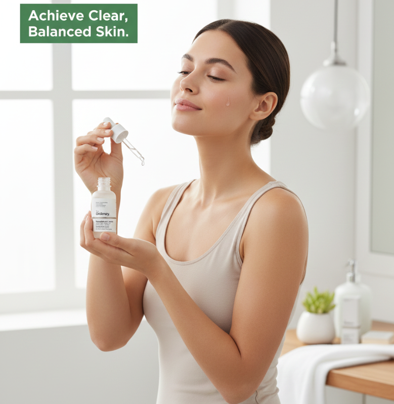 The Ordinary Niacinamide 10% + Zinc 1% | High-Strength Serum for Pores, Shine & Blemishes