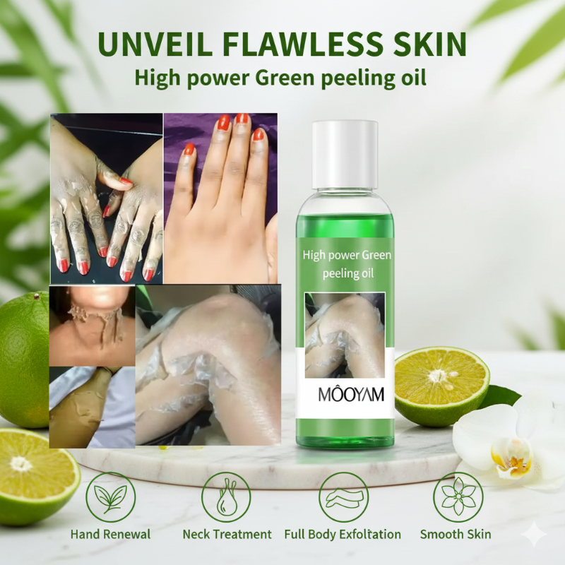 Mooyam High Power Green Peeling Oil - At-Home Chemical Peel for Dark Spots & Rough Skin