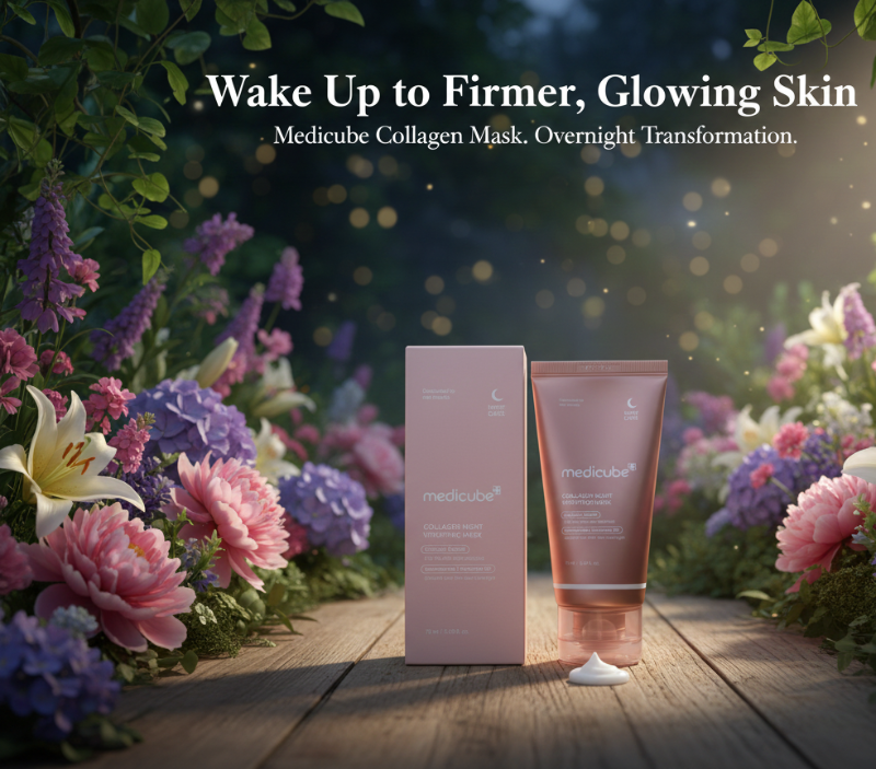 Medicube Collagen Night Wrapping Mask | Overnight Peel-Off Firming Mask with Collagen & Niacinamide