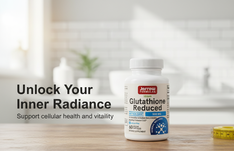 Jarrow Formulas Vegan Glutathione Reduced 500mg | Gluten-Free Antioxidant Support Supplement
