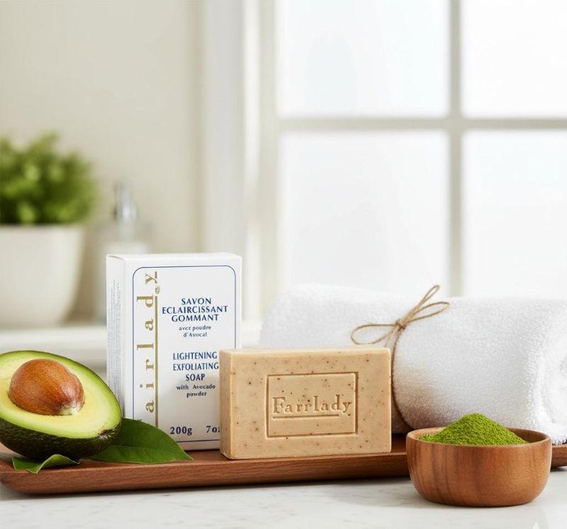 فير ليدي | صابون الأفوكادو الطبيعي لتفتيح البشرة وإشراقها | 200 جرام Fair Lady | Natural Avocado Soap for Skin Brightening and Radiance | 200g