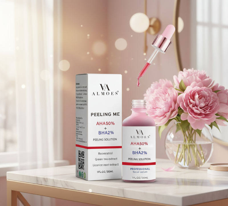 ALMOES Peeling Me AHA 50% + BHA 2% | Advanced Exfoliating Solution for Bright, Smooth Skin