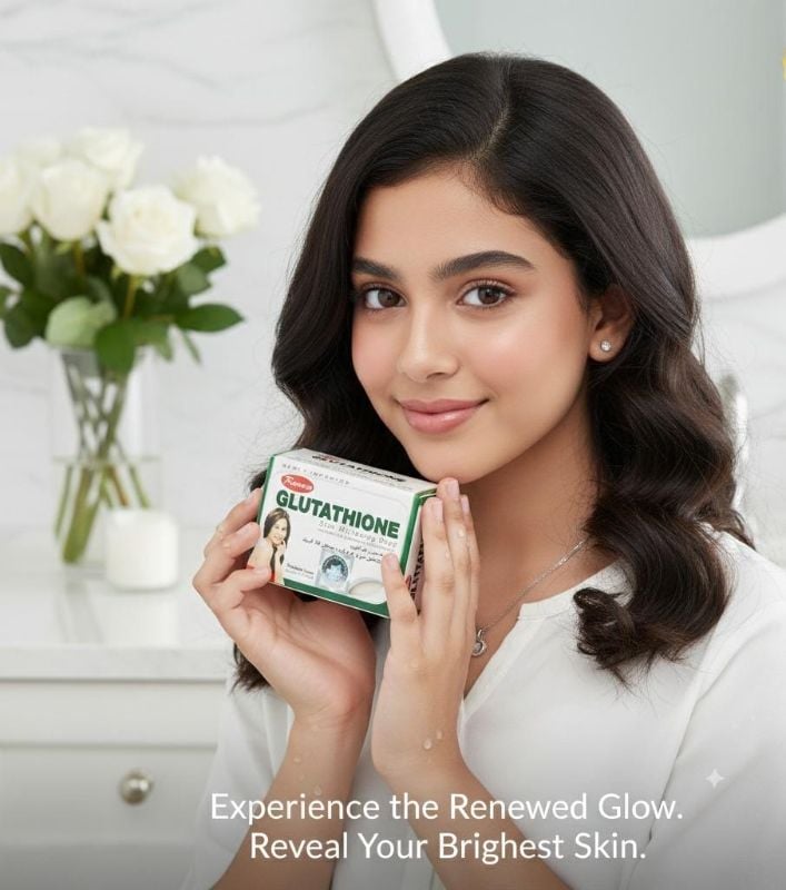 صابون الجلوتاثيون لتفتيح البشرة Glutathione Skin Whitening Soap