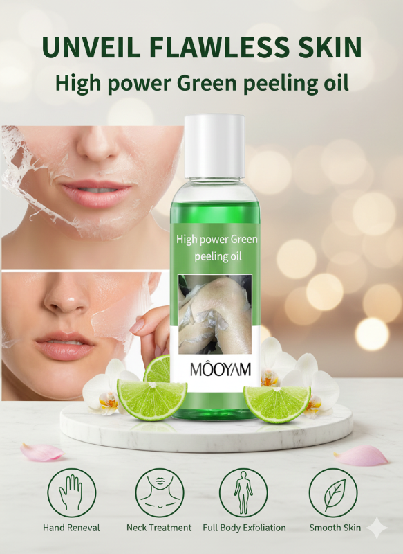 Mooyam High Power Green Peeling Oil - At-Home Chemical Peel for Dark Spots & Rough Skin
