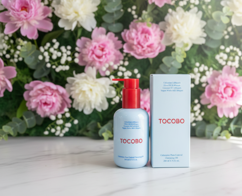 TOCOBO Calamine Pore Control Cleansing Oil | Vegan Makeup Remover for Deep Pore Cleansing