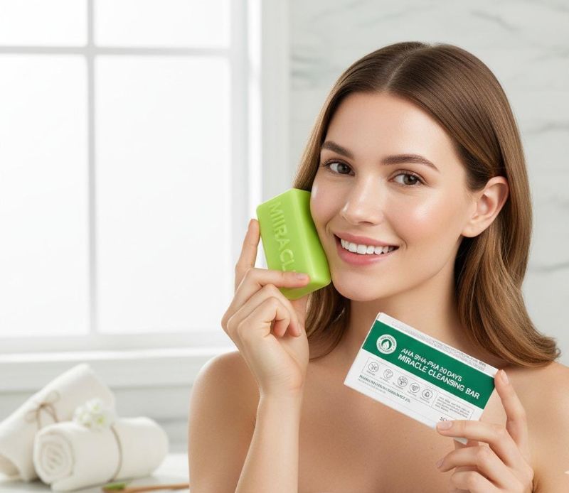 صابون SOME BY MI المعجزة للتنظيف | بشرة صافية بصابونة واحدة فقط  SOME BY MI Miracle Cleansing Soap | Clear Skin with Just One Soap