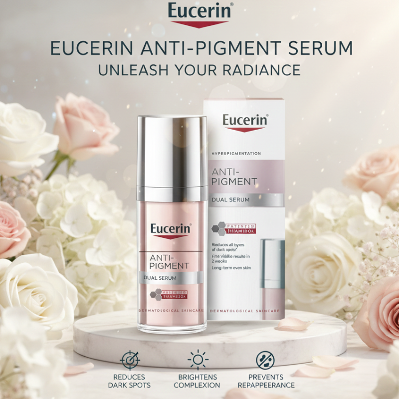 Eucerin Anti-Pigment Dual Serum with Thiamidol® | Clinically Proven to Reduce Dark Spots & Prevent Recurrence | Enriched with Hyaluronic Acid (30ml)