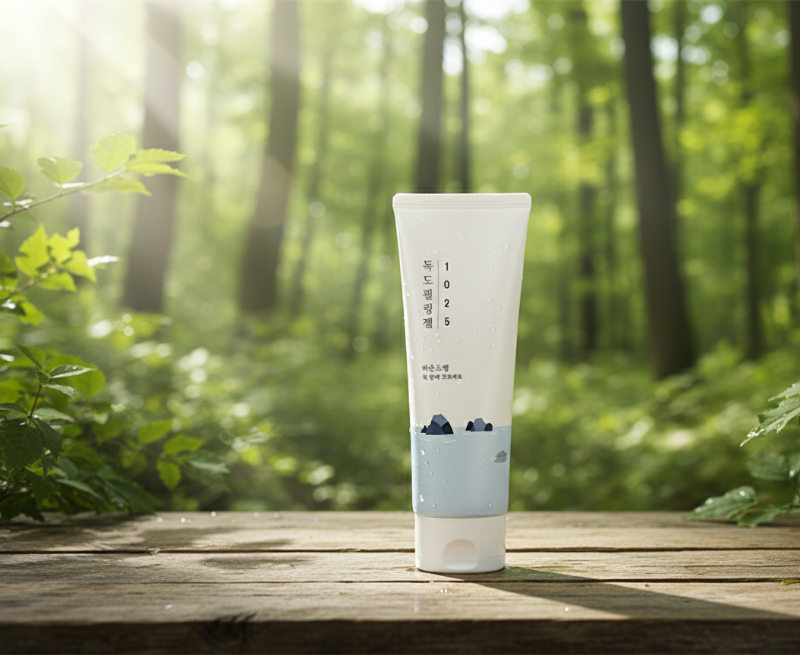 جل التقشير راوندلاب دوكدو 1025 - مقشر لطيف بمياه البحر وحمض الهيالورونيك  Roundlab DuckDoo 1025 Exfoliating Gel - Gentle Seawater & Hyaluronic Acid Scrub