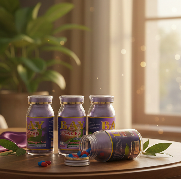 كبسولات ورق الغار | مثبط طبيعي للشهية وحارق للدهون لإنقاص الوزن   
Bay leaf capsules | Natural appetite suppressant and fat burner for weight loss