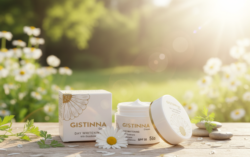 Gistinna Day Cream: Removes Dark Spots with Glutathione & SPF 30
