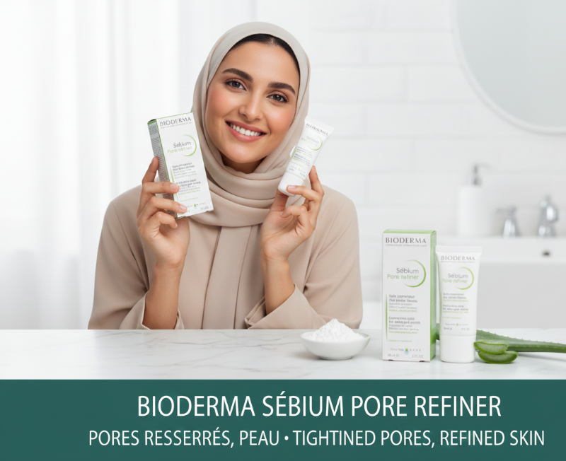 Bioderma Sébium Pore Refiner | Corrective Cream for Enlarged Pores | Fluidactiv™ Technology | Mattifying Makeup Base